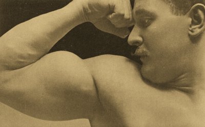 Eugen Sandow, in Classical Ancient Greco-Roman Pose, c.1894 by Napoleon Sarony